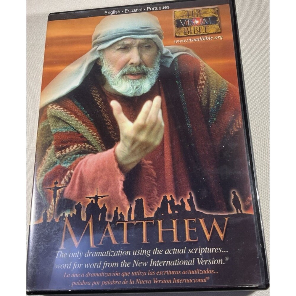 Gospel of Matthew Word for Word Dramatization on 2 DVDs Text from NIV Bible EUC